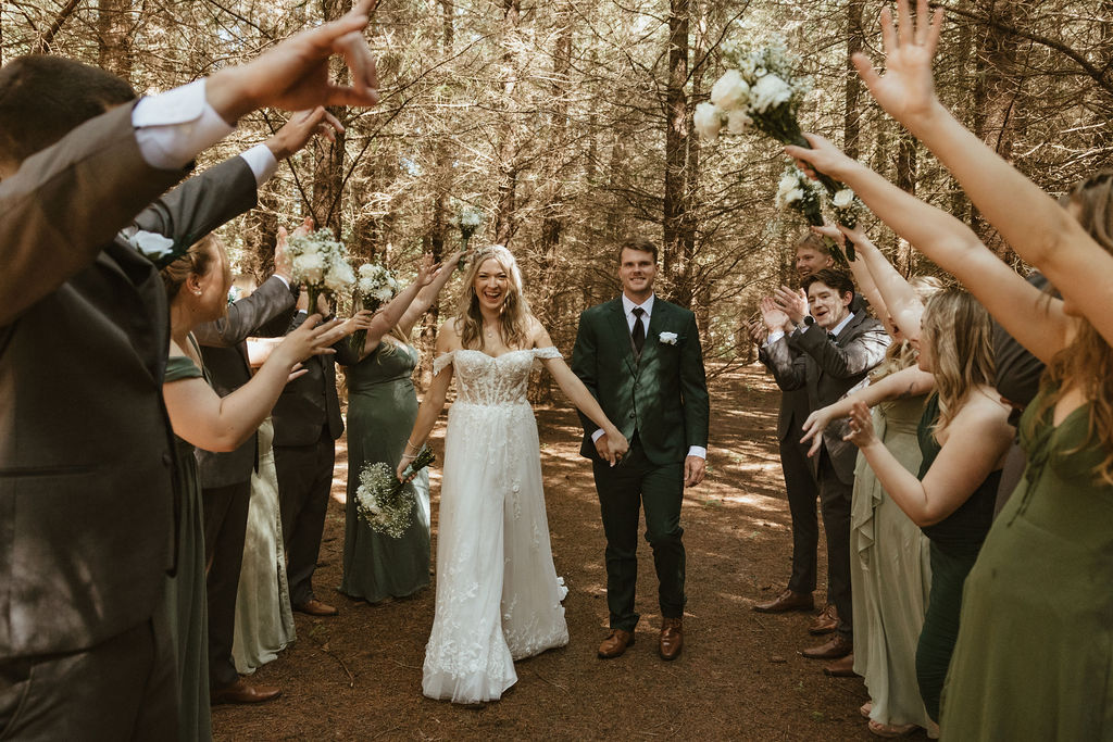 Larkin Place Forest wedding venue in Olympia, Washington