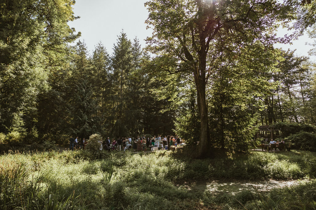 Larkin Place Forest wedding venue in Olympia, Washington