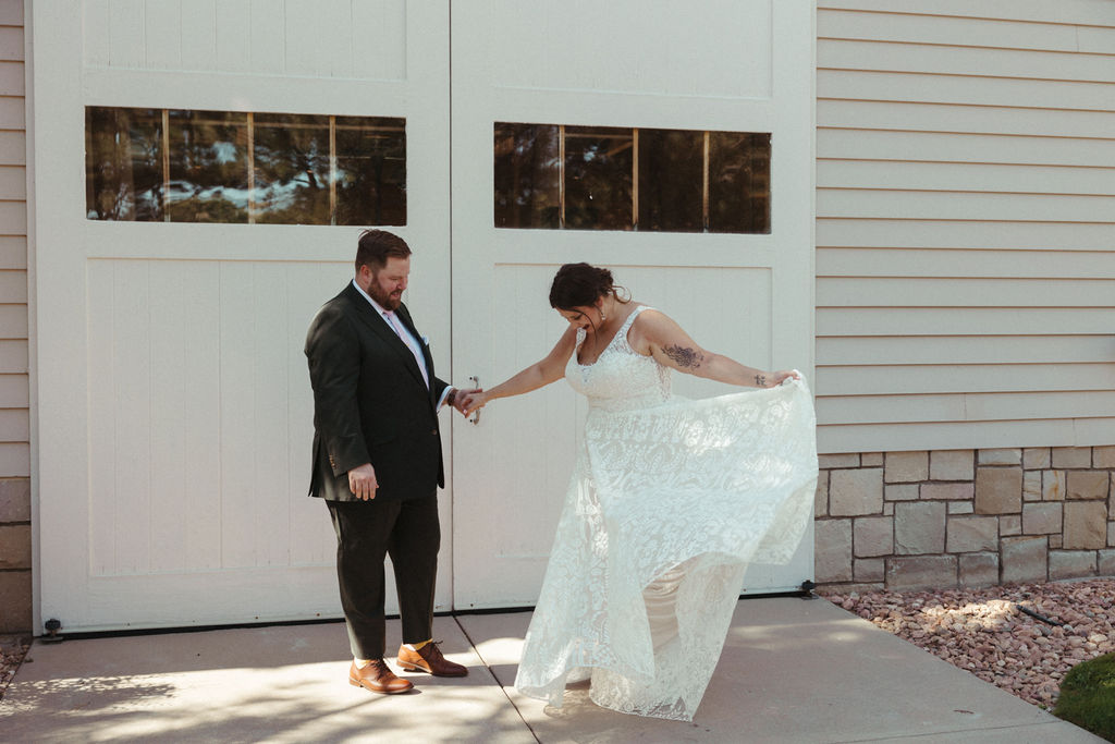 Formal bridal portraits at Flying Horse Ranch between Denver and Colorado Springs