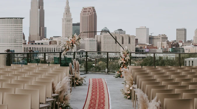 Truss Event Venue rooftop wedding venue in downtown Cleveland